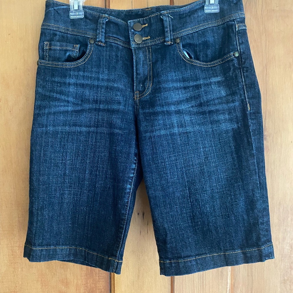Dark Blue Cabi Denim Shorts